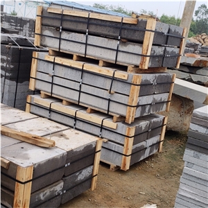 Large Lave Basalt Stone Kerbstone