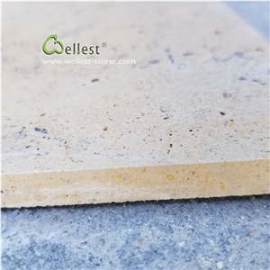 Mocha Cream Beige Limestone Paver for Floor