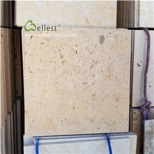 Mocha Cream Beige Limestone Paver for Floor