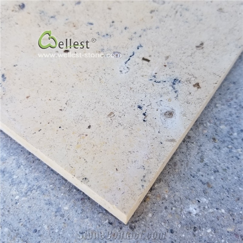 Mocha Cream Beige Limestone Paver for Floor