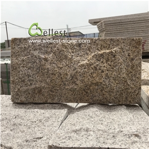 Yellow Rusty Granite Split Wall Stone