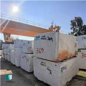 Kavala Semi-White Marble Blocks
