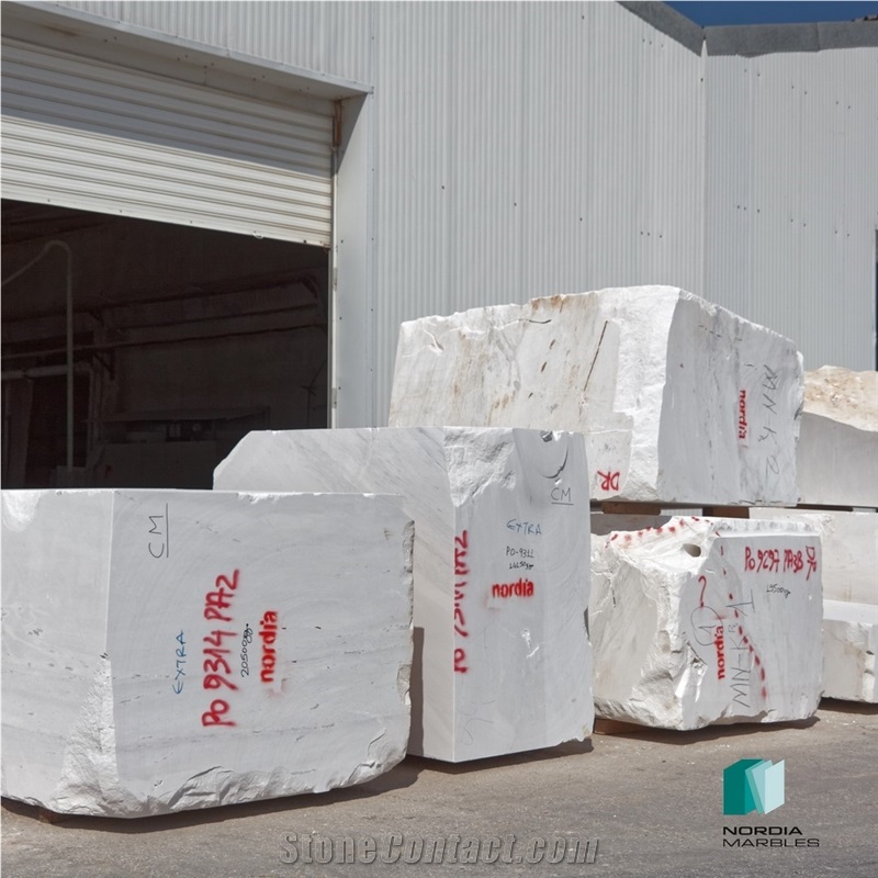 Polaris White Marble Blocks