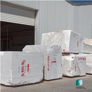 Polaris White Marble Blocks