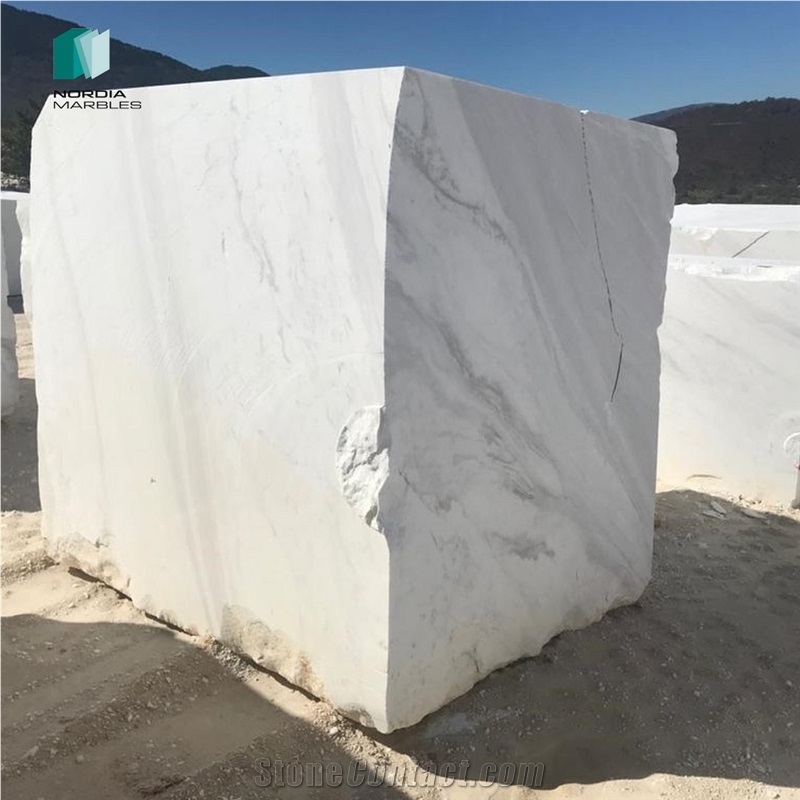 Volakas White Marble Blocks