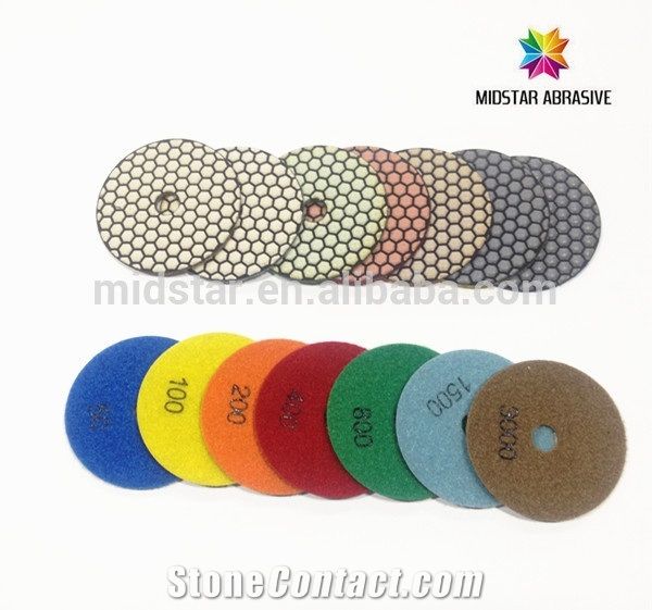 Dry/Wet Polishing Pad Abrasive for Renewing Floor