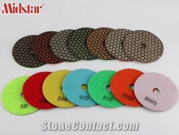 Dry/Wet Polishing Pad Abrasive for Renewing Floor