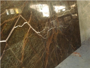 Rain Forest Green Marble Slabs
