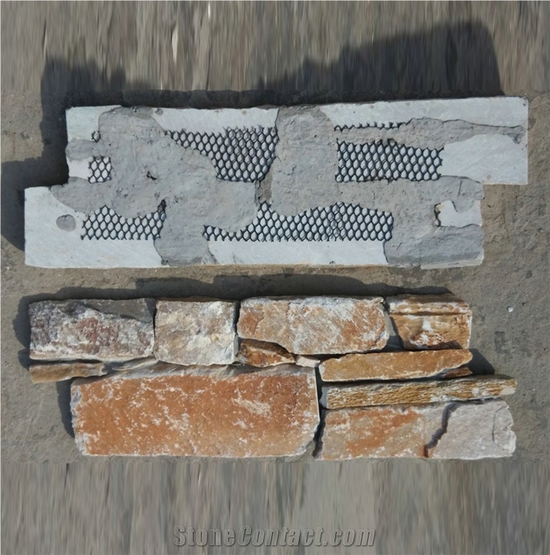 Cement Back Ledge Stone Stacked Cultured Veneer