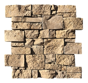 Cement Concrete Back Stacked Stone Veneer Cladding