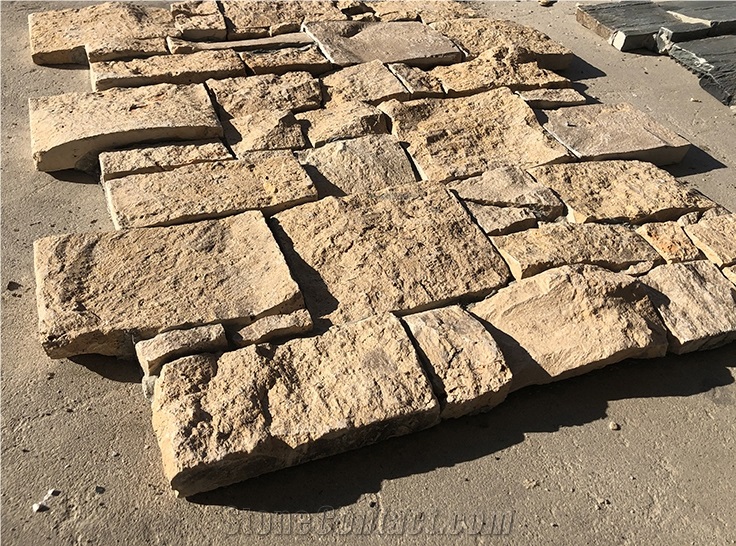 Cement Concrete Back Stacked Stone Veneer Cladding