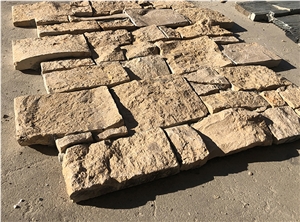 Cement Concrete Back Stacked Stone Veneer Cladding