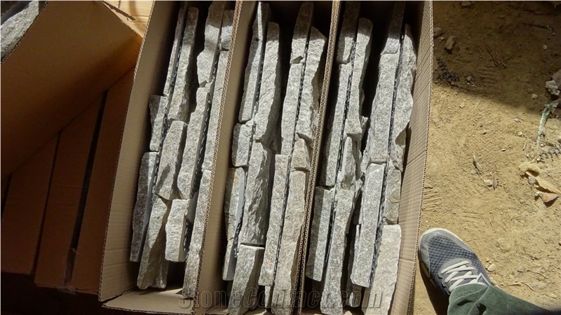 Cement Concrete Back Stacked Stone Veneer Cladding