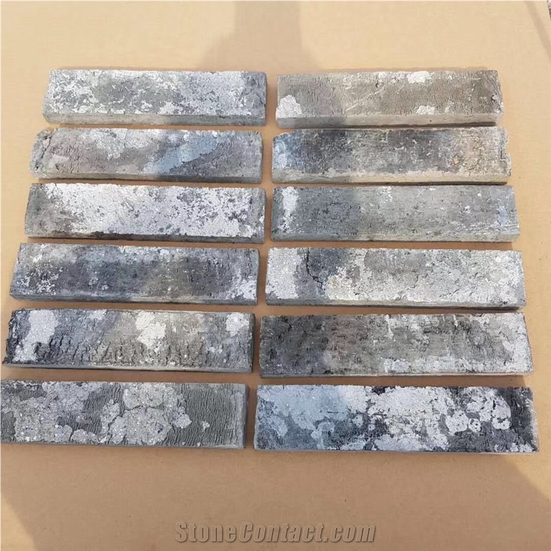 Grey Clay Reclaimed Thin Brick Veneer Siding