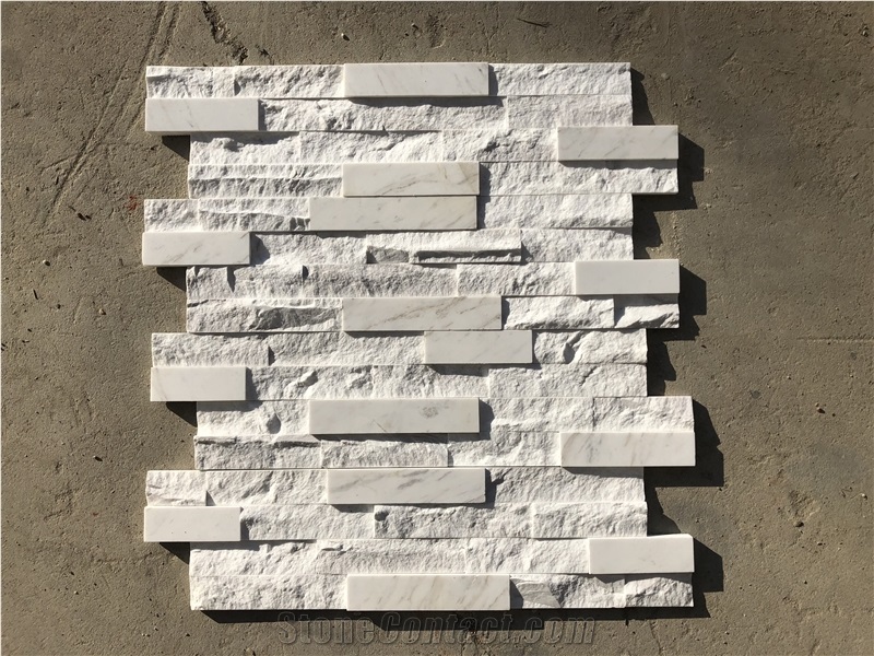 Marble Ledger Panel Cultured Stacked Stone Veneer