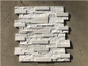 Marble Ledger Panel Cultured Stacked Stone Veneer