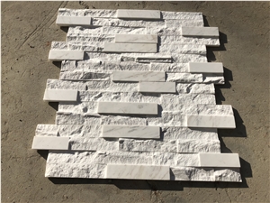 Marble Ledger Panel Cultured Stacked Stone Veneer