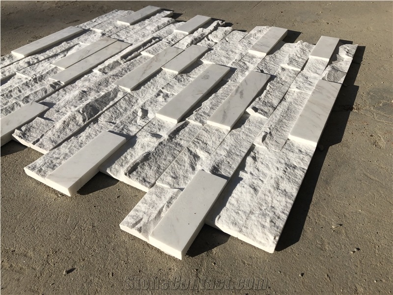 Marble Ledger Panel Cultured Stacked Stone Veneer