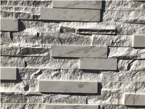 Marble Ledger Panel Cultured Stacked Stone Veneer