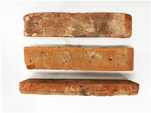 Red Reclaimed Used Old Thin Brick Veneer