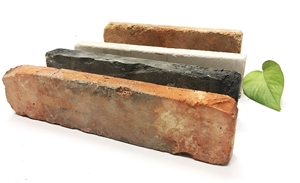 Red Reclaimed Used Old Thin Brick Veneer