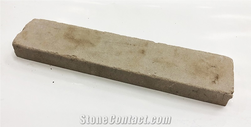White Reclaimed Cement Thin Brick Veneer Corner