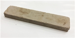 White Reclaimed Cement Thin Brick Veneer Corner