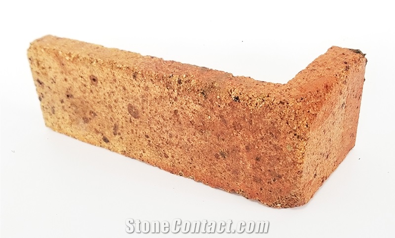 Yellow Reclaimed Old Thin Firebricks Veneer
