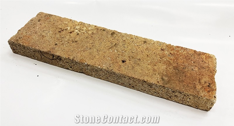 Yellow Reclaimed Old Thin Firebricks Veneer