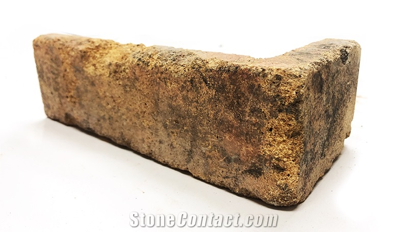 Yellow Reclaimed Recycled Thin Brick Veneer