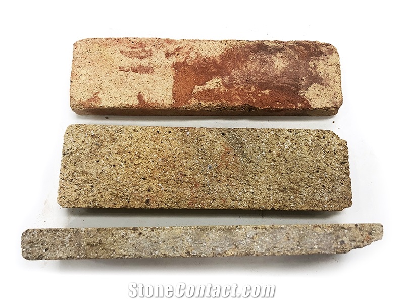 Yellow Reclaimed Recycled Thin Brick Veneer