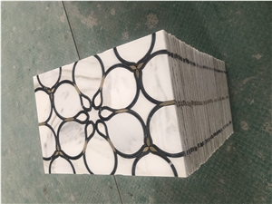 Italy Bardiglio Imperiale Waterjet Tile for Floor Italy Bardiglio Imperiale Waterjet Tile for Floor
