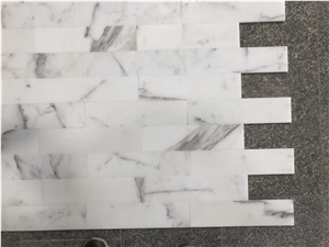 Italy Calacatta Gold Brick Honed Marble Stone