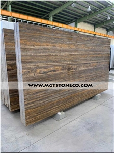 Gold Travertine Slab