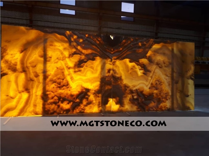 Orange Onyx Slab