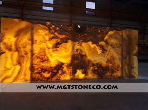Orange Onyx Slab
