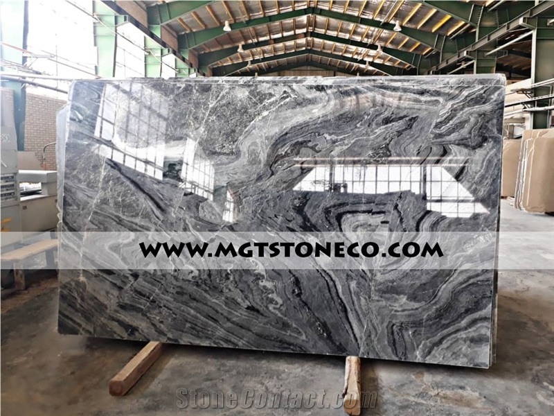 Silver Wave Marble Slab
