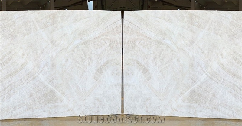 Taj Mahal Quartzite Bookmatched Slabs