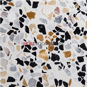 Black White Concrete Tile Terrazzo Black White Concrete Tile Terrazzo