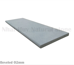 Silver Grey Marble Pool Coping, Pool Coping Bullnosed