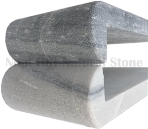 Silver Grey Stone Pool Coping, Grey Pearl Stone