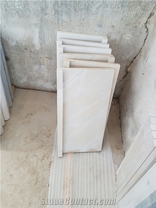 Yellow Remodel Pool Coping, Sunset Marble