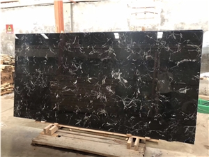 Silver Dragon Nero Portoro Marble Solid Table Tops