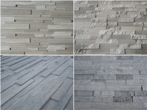 Wooden Marble Serpeggiante Ledge Stone Veneer