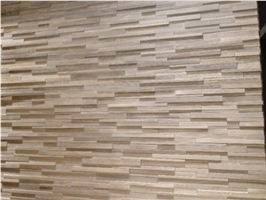 Wooden Marble Serpeggiante Ledge Stone Veneer