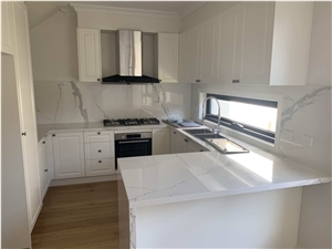 Calacatta Artificial Marble Kitchen Countertops,Island Top