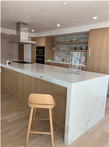 Calacatta Artificial Marble Kitchen Countertops,Island Top