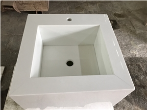 Elgant Calacatta Nano Glass Stone Sinks,Wash Basin