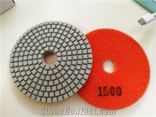 Diamond Flexible Pad Wet& Dry Polishing Pad 100mm