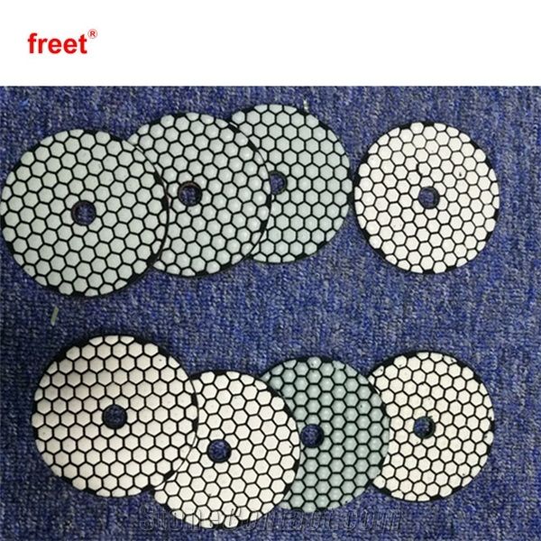 Diamond Flexible Pad Wet& Dry Polishing Pad 100mm